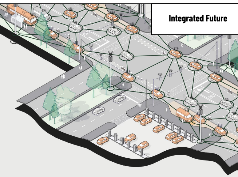 Integrated corridor axonometric