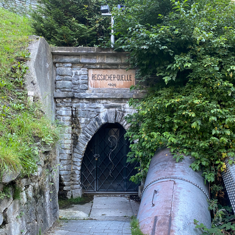 Reissacher-Quelle, 1920, one of the thermal springs