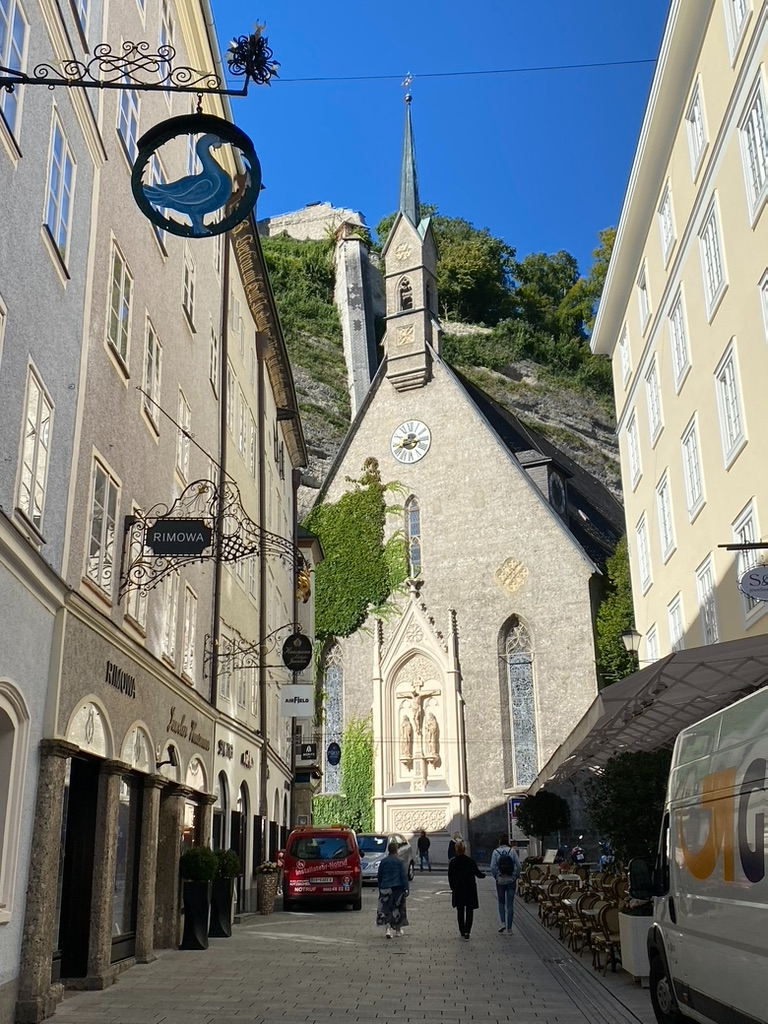Getreidegasse, on the way south