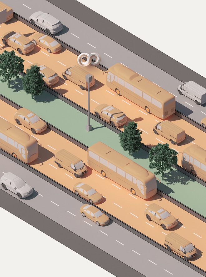 Cavnue corridor, modelled