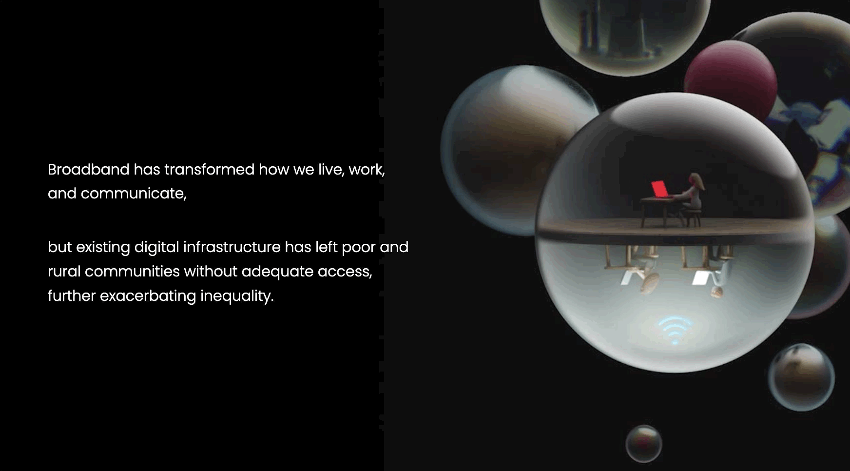 The digital divide, one sphere among many