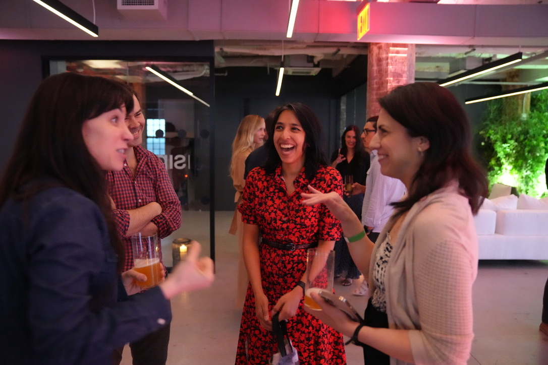 Guests in conversation